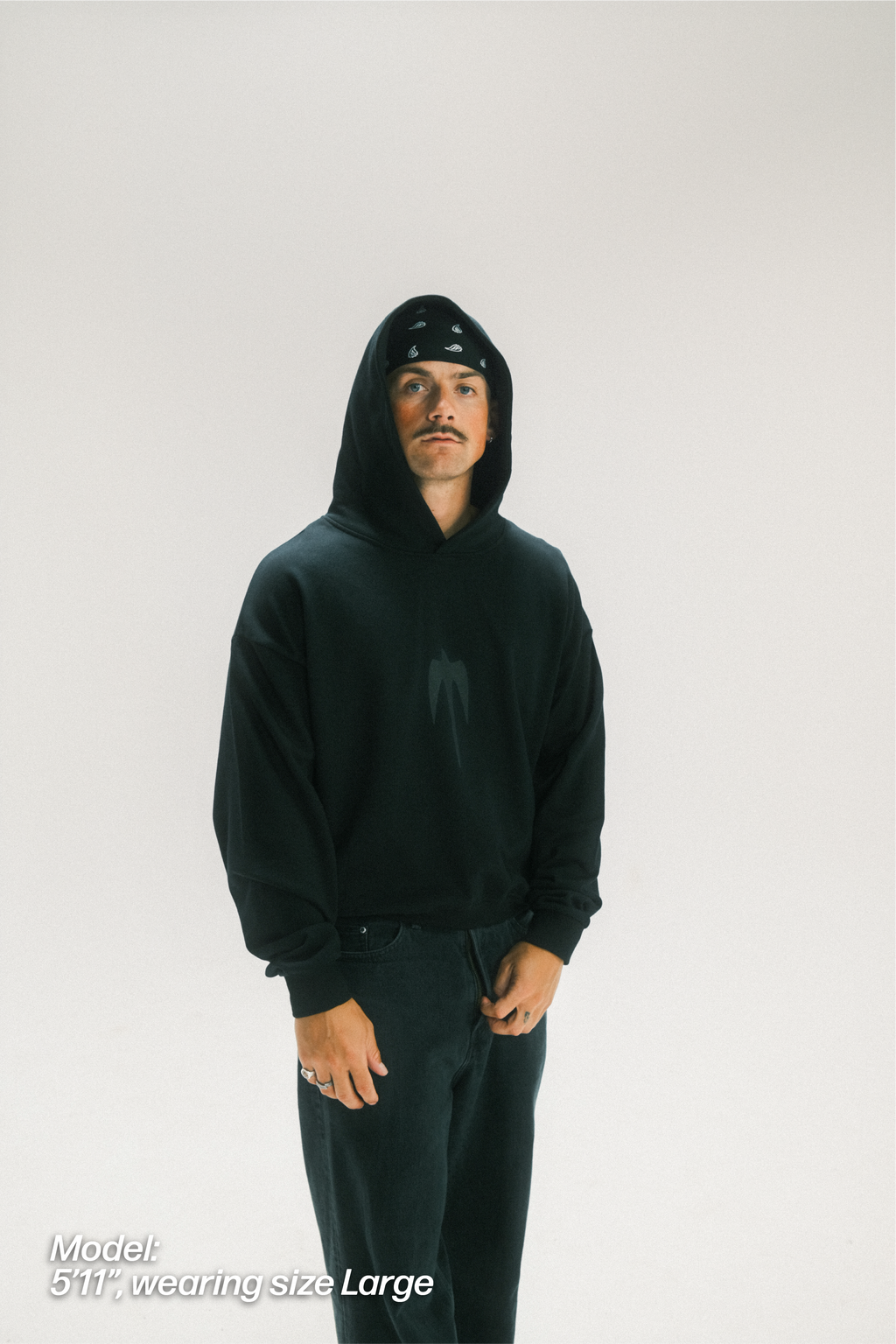 BLACK HOODIE