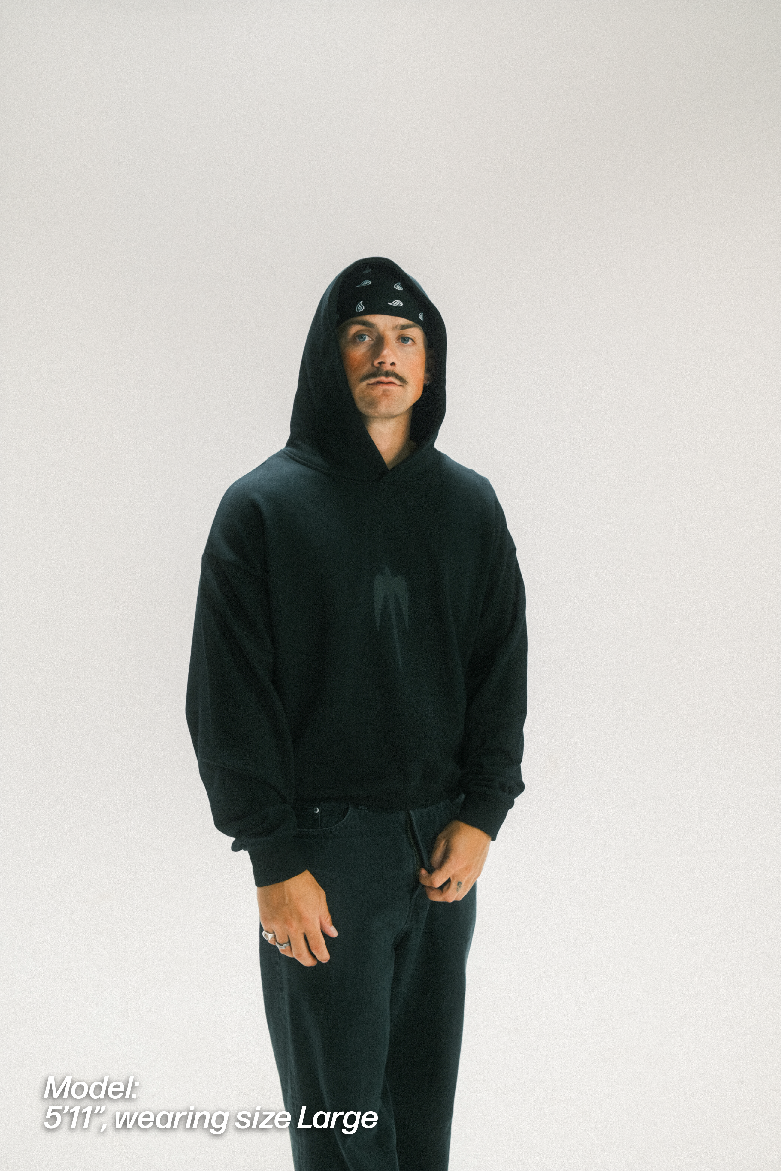 BLACK HOODIE