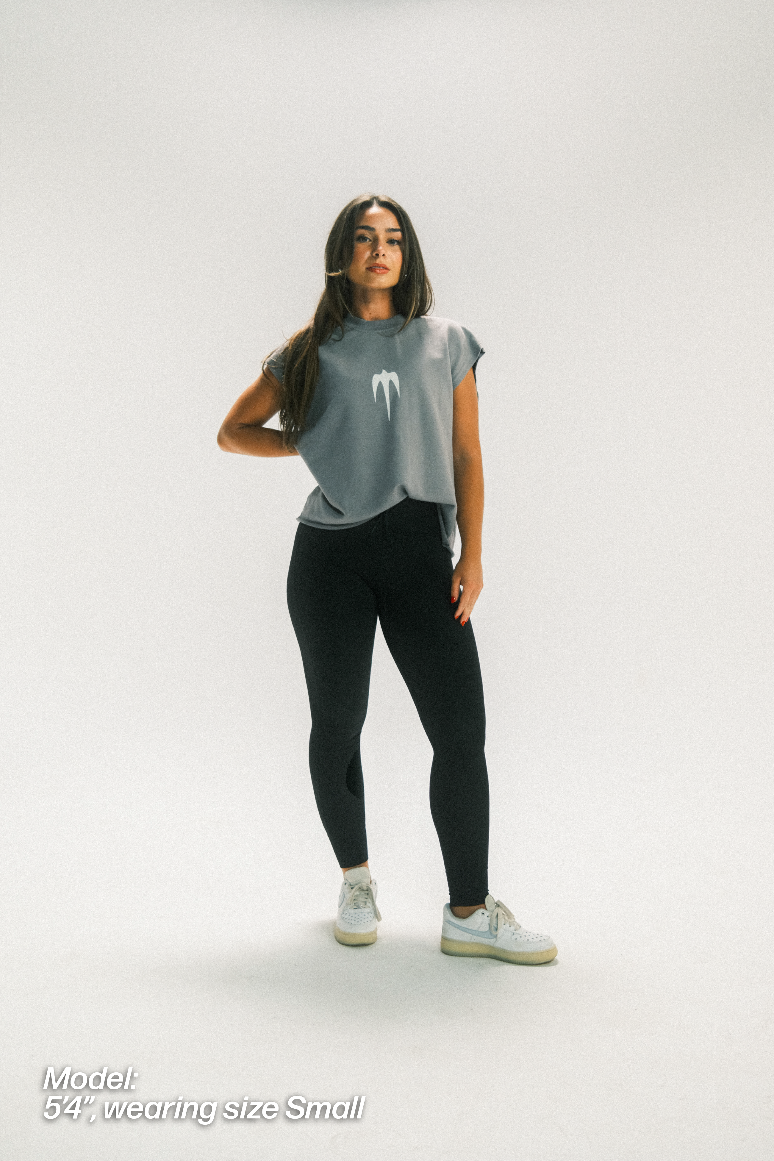 GREY MUSCLE TEE